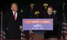  ?? Michael Conroy/AP ?? Donald Trump and Jim Jordan at a rally in Vandalia, Ohio, in November 2022. Photograph: