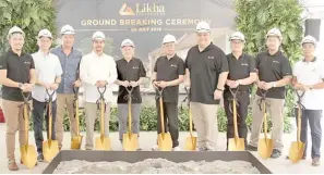  ??  ?? GROUNDBREA­KING ceremony of PHINMA properties in Muntinlupa City.