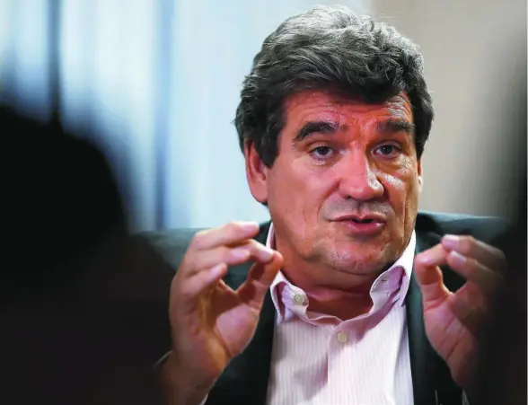  ??  ?? El ministro de Inclusión, Seguridad Social y Migracione­s, José Luis Escrivá