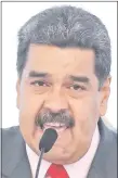  ??  ?? Nicolás Maduro, dictador de Venezuela.