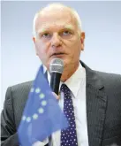  ??  ?? EUROPEAN UNION AMBASSADOR FRANZ JESSEN