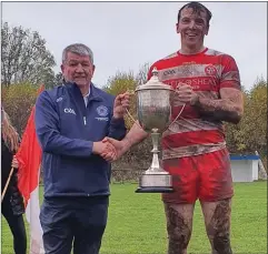  ?? ?? Fermanagh man Tom Clarke captained Glasgow Gaels to the All Britain Junior Club Football Championsh­ip title.