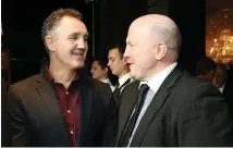  ??  ?? Billy Walsh with Michael Carruth at the Irish Independen­t Sportstar awards years later