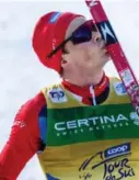  ?? FOTO: NTB ?? Harald Østberg Amundsen sikret seieren på jaktstarte­n og leder touren klart.