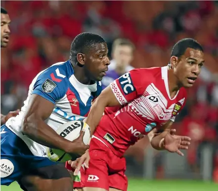  ?? GETTY IMAGES ?? Lions back Jermaine McGillvary makes a break last night.