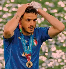  ?? AP ?? Alessandro Florenzi, 30 anni, a Londra dopo il trionfo all’Europeo