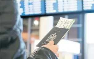  ?? DREAMSTIME ?? Passports can take a month or two to process, so be sure to apply early or pay extra to expedite it.