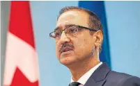  ?? CODIE MCLACHLAN STARMETRO EDMONTON ?? Natural Resources Minister Amarjeet Sohi said Ottawa is focused is on why the line’s expansion project was blocked.