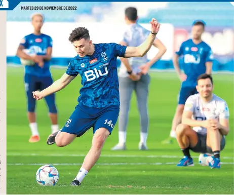  ?? ?? El equipo Al Hilal Saudi es el conjunto de la Liga árabe que más jugadores aportó a la Selección Nacional de su país.