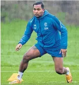  ?? ?? Alfredo Morelos back in training