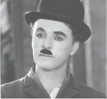  ??  ?? Charlie Chaplin was a star of the silent-screen era in film.