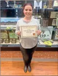  ?? Contribute­d ?? Kathryn Brook, CHS Youth of the Month for October.