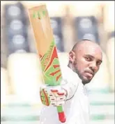  ??  ?? Right-hander Sunil Ambris … made an unbeaten 114