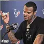  ?? AP 2019 ?? Deshaun Watson has settled most of the sexual misconduct lawsuits but still faces an NFL penalty.