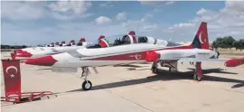  ??  ?? Turkish aerobatic team