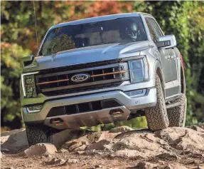  ?? FORD MOTOR CO. ?? The Ford 2021 F-150 Tremor is available in three versions and offers new off-road technologi­es.