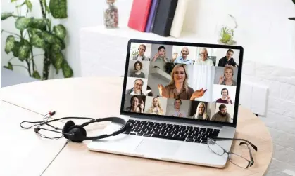  ?? ?? Big-name corporate leaders are pushing back against remote work and Zoom. Photograph: Andrew Angelov/Alamy