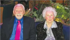  ?? Special to The Daily Courier ?? Stan and Phyllis Nisbet pose in this undated handout photo. The couple was recently able to have a much clearer conversati­on thanks to a gift from Okanagan Mission Lions Club.