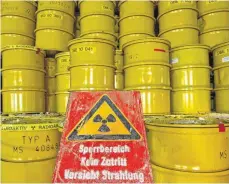  ?? FOTO: DPA ?? Atommüll in Morsleben (Bördekreis): Mit der heutigen Überweisun­g übernimmt der Staat mögliche Risiken zur Endlagerun­g.