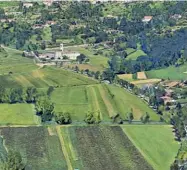  ??  ?? L’area
Il terreno in cui sarà realizzata la vasca di laminazion­e