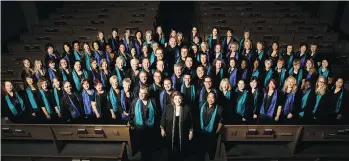  ??  ?? The Good Noise Vancouver Gospel Choir will perform its holiday concert with guitarist David Sinclair.