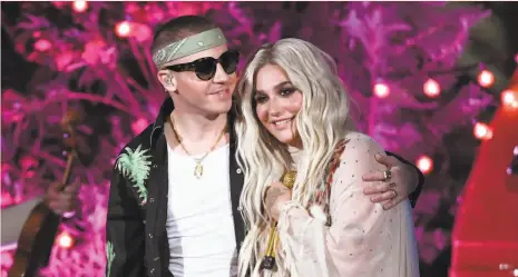  ?? Ethan Miller / Getty Images ?? Kesha and Macklemore will perform on Thursday, June 14, at Shoreline Amphitheat­er in Mountain View.