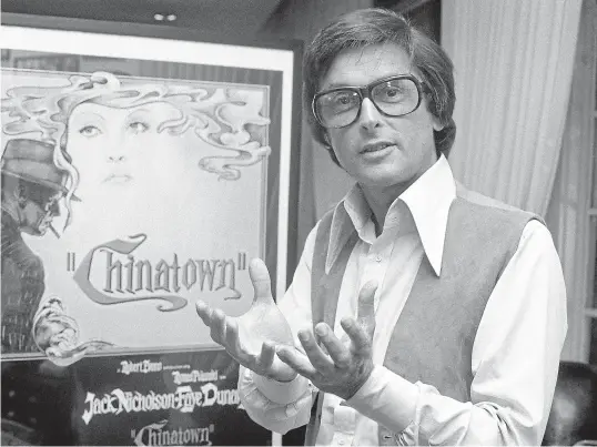  ??  ?? Robert Evans film producer b June 29, 1930 d October 26, 2019