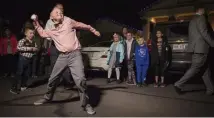  ?? AP ?? FIRST PITCH: Dane Best, 9, throws the first legal snowball in Severance, Colo., after he urged the town board to toss its snowball fight ban.