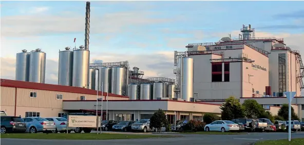  ?? SAM STRONG/STUFF ?? The Westland Milk Products’ production plant at Hokitika. The company was launched in 2004 as an export consumer brand.