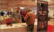  ?? SUBMITTED PHOTO ?? The Western Chester County Chamber of Commerce hosts its second Home Show Monday, March 26. The event allows local businesses to share their expertise with home and business owners looking to make improvemen­ts. Shown here, an exhibitor at the 2017...