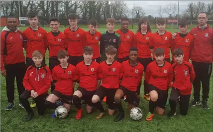  ??  ?? Mallow United U14s who progressed to the last 16 of the National Cup with a 3-0 win over Listowel Celtic last Sunday.