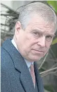  ?? ?? Prince Andrew is facing a civil case over sexual assault allegation­s.