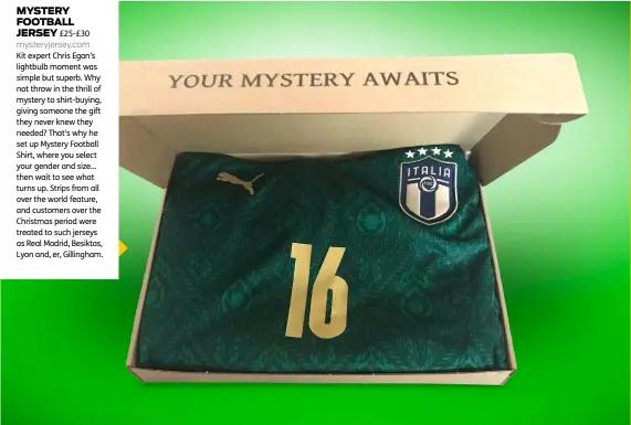 MYSTERY FOOTBALL JERSEY £25-£30 - PressReader