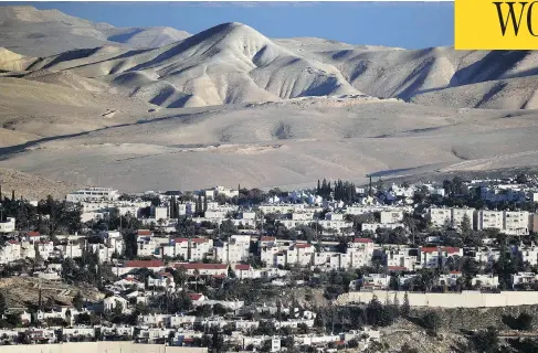  ?? THOMAS COEX / AFP / GETTY IMAGES ?? Just two days after Israeli Prime Minister Benjamin Netanyahu spoke with U.S. President Donald Trump, Israel authorized the constructi­on of 2,500 housing units the West Bank on Tuesday. The Obama administra­tion had routinely criticized settlement...