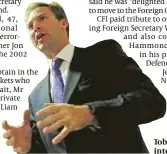  ?? PHOTO: PA ?? Tobias Ellwood: interest in Israel