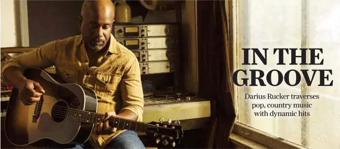  ?? DAVID MCCLISTER ?? Darius Rucker, a self-proclaimed lifelong country music lover who cites influences such as Lyle Lovett, Nancy Griffith and in particular Radney Foster, is one of a handful of Black artists in the genre.