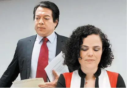  ??  ?? Mario Delgado y Mariana Gómez del Campo, los principale­s promotores de la iniciativa.