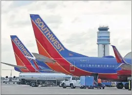  ?? [DISPATCH FILE PHOTO] ?? Southwest Airlines reported increases in passenger traffic in May at John Glenn Columbus Internatio­nal Airport.