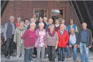  ?? FOTO: ?? Die Eßlinger Albverein-Senioren haben Rückschau auf 2017 gehalten.