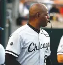  ?? PAUL SANCYA/ AP ?? Sox first- base coach Daryl Boston no longer will be allowed to blow his whistle during games.