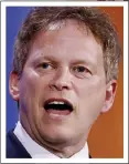  ??  ?? Easing rules... Grant Shapps