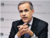  ??  ?? Mark Carney, Governor of the Bank of England, is under increasing pressure over his ‘hysterical’ Brexit forecasts, which Remainers say are politicall­y inspired and a re-run of the ‘Project Fear’ tactics of 2016