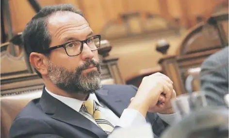  ?? FOTO: REINALDO UBILLA ?? Ignacio Piña dejó la presidenci­a del Consejo de Defensa del Estado.