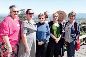  ??  ?? At the launch of the Gardivalia Festival of Gardens are commitee members (from left): Rosalie Snoxall, Olivia Mioch, Dawn Gough, Linda Filsell, Loris Goodfellow, Ann Keating and Jill Fidler.