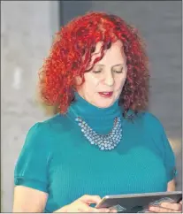  ?? JUANITA MERCER/THE TELEGRAM ?? Coun. Debbie Hanlon speaks at Monday’s St. John’s city council meeting.