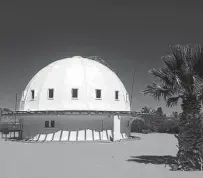  ??  ?? The Integratro­n is one of the most intriguing attraction­s in the desert.