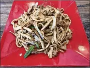  ?? CONTRIBUTE­D BY WENDELL BROCK ?? The sha cha beef noodles at Xiao’s Way Noodle House in Johns Creek are bathed in a nutty, umami-rich Taiwanese barbecue sauce, and they are positively addictive.