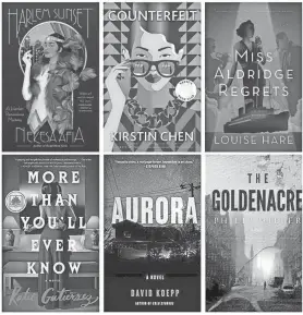  ?? SUBMITTED PHOTOS ?? A selection of new mysteries for summer reading includes Pewaukee native David Koepp's "Aurora."