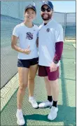  ?? Photo submitted ?? Siloam Springs senior tennis singles player Olha Los won the 5A-West Conference Tournament on Tuesday at Arkansas Tech in Russellvil­le.