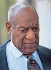  ?? TRACIE VAN AUKEN, EUROPEAN PRESSPHOTO AGENCY ?? Tuesday in Pennsylvan­ia, Cosby was ordered to stand trial in a decades-old sex-assault case.